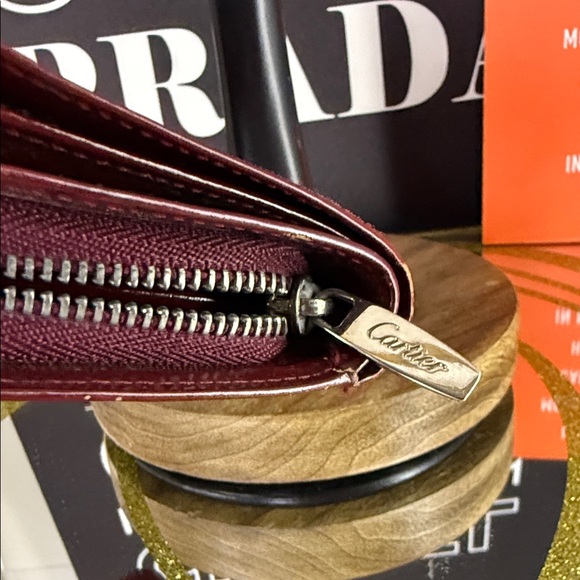 Cartier Red Leather Wallet - Picture 10 of 10